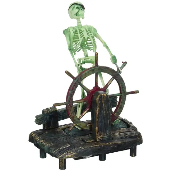 Penn Plax Action Aerating Skeleton & Wheel Photo 2