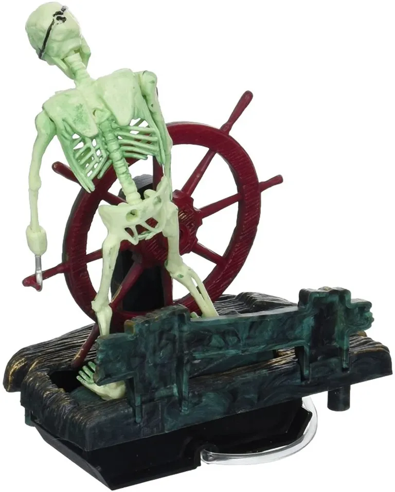 Penn Plax Action Aerating Skeleton & Wheel Photo 3