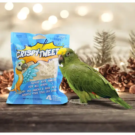 Penn Plax Crispy Tweets Puffed Rice Bird Snack Photo 2