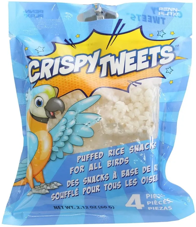 Penn Plax Crispy Tweets Puffed Rice Bird Snack Photo 1