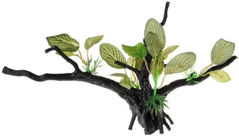 Penn Plax Driftwood Plant - Green - Wide Photo 2