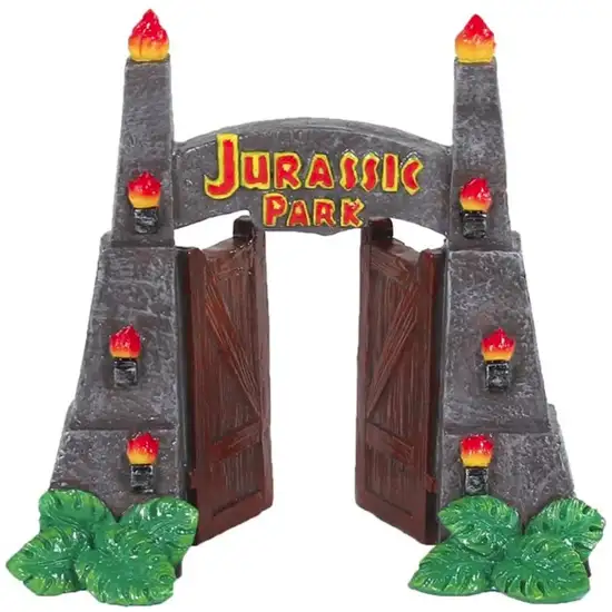Penn Plax Jurassic Park Gate Ornament Photo 1