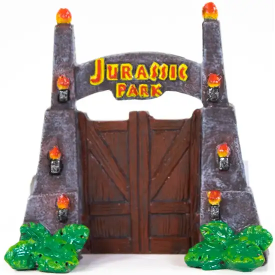 Penn Plax Jurassic Park Mini Gate Aquarium Ornament Photo 1