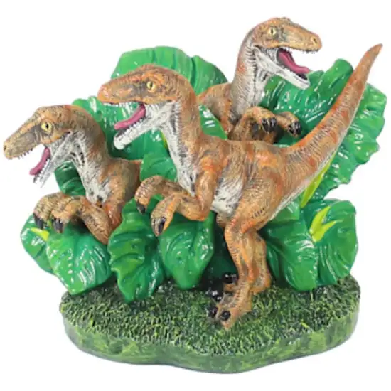 Penn Plax Jurassic Park Velociraptor Aquarium Ornament Photo 1