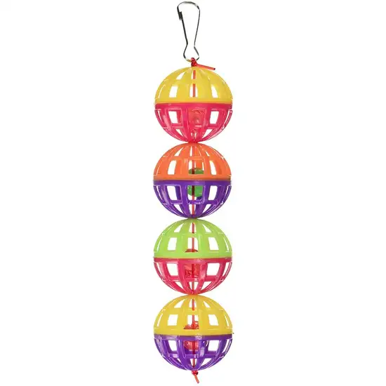 Penn Plax Lattice Ball Toy with Bells Photo 2