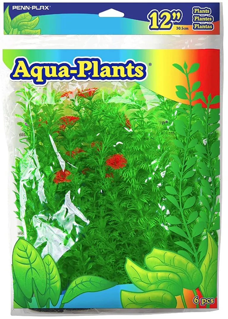 Penn Plax Plastic Plant Pack Green Aquarium Plants Photo 1