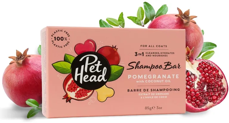 Pet Head Pomegranate Shampoo Bar for Dogs Photo 1