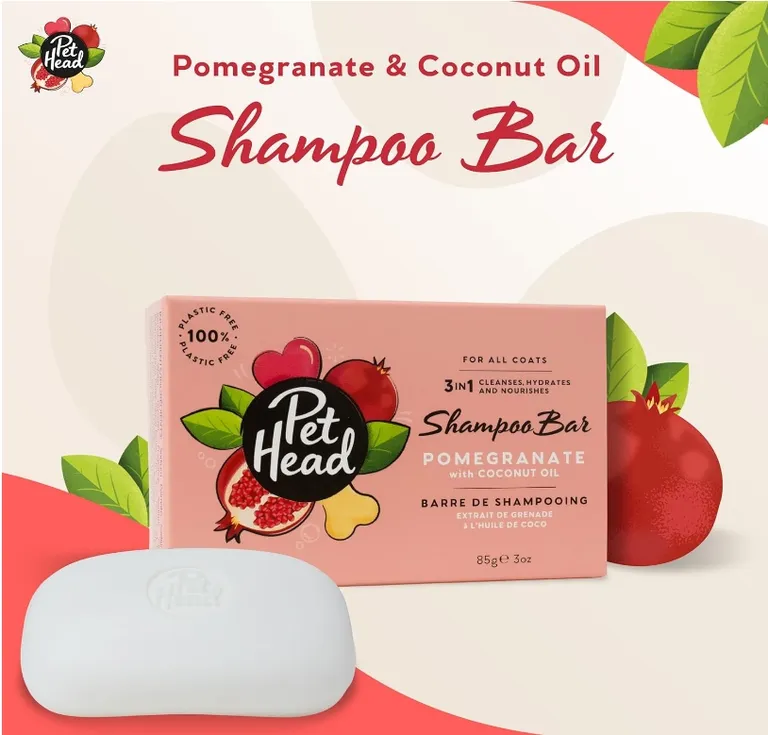 Pet Head Pomegranate Shampoo Bar for Dogs Photo 3