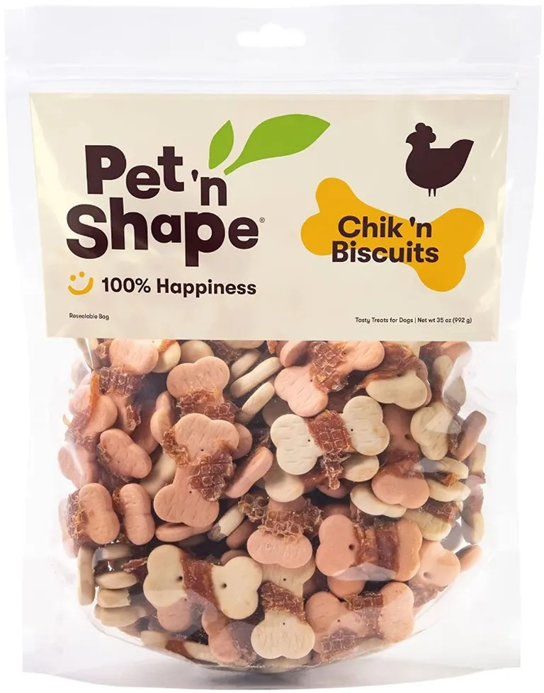 Pet 'n Shape Chik 'n Biscuits Dog Treats Photo 1
