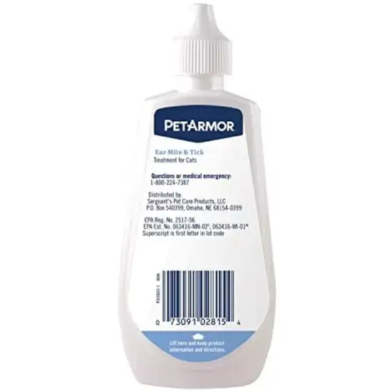 PetArmor Ear Mite and Tick Treatment for Cats Photo 2