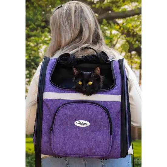 Petique Backpacker Pet Carrier Orchid Photo 4