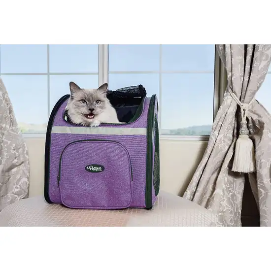 Petique Backpacker Pet Carrier Orchid Photo 6