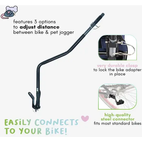 Petique Bike Adapter for Pet Strollers Photo 3