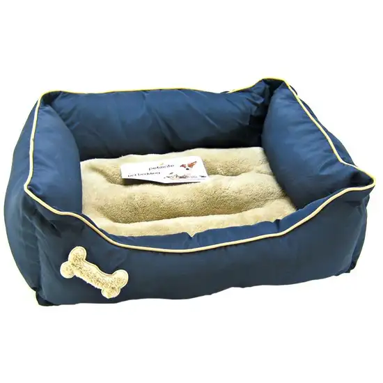 Petmate Plush Rectangular Bone Lounger Photo 1