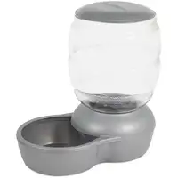 Photo of Petmate Replendish Pet Feeder with Microban Pearl Silver Gray