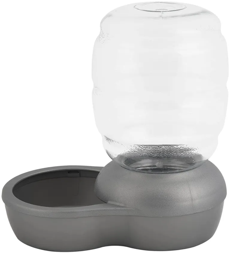 Petmate Replendish Waterer - Pearl Silver Gray Photo 1