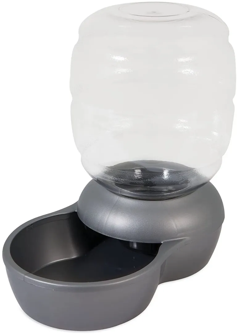 Petmate Replendish Waterer - Pearl Silver Gray Photo 4