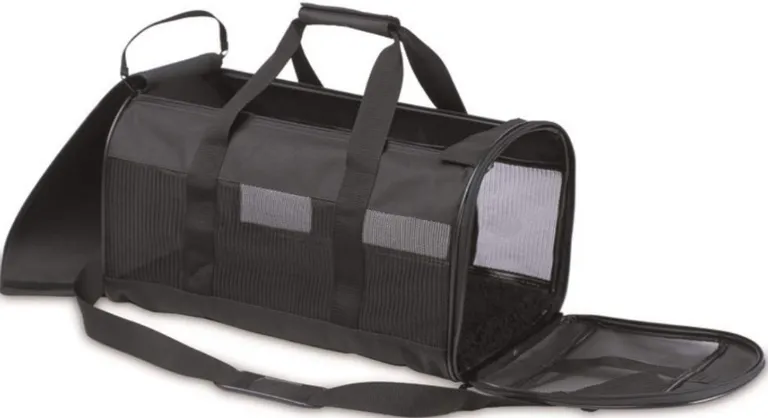 Petmate Soft Sided Kennel Cab Pet Carrier - Black Photo 1