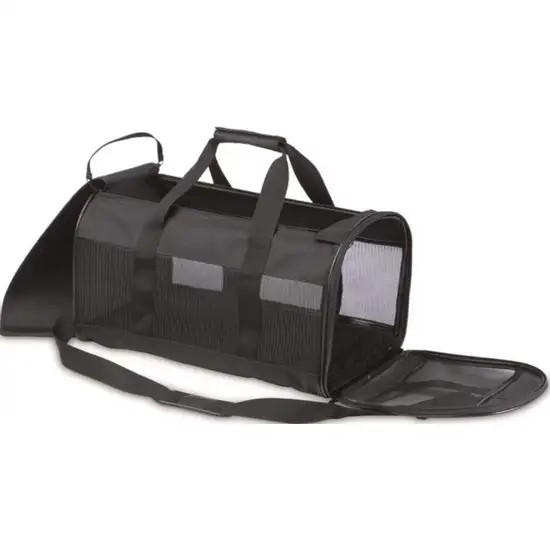 Petmate Soft Sided Kennel Cab Pet Carrier - Black Photo 1