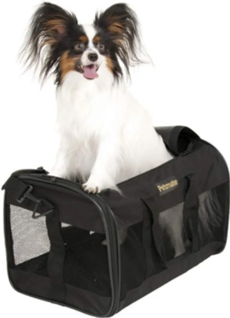 Petmate Soft Sided Kennel Cab Pet Carrier - Black Photo 2