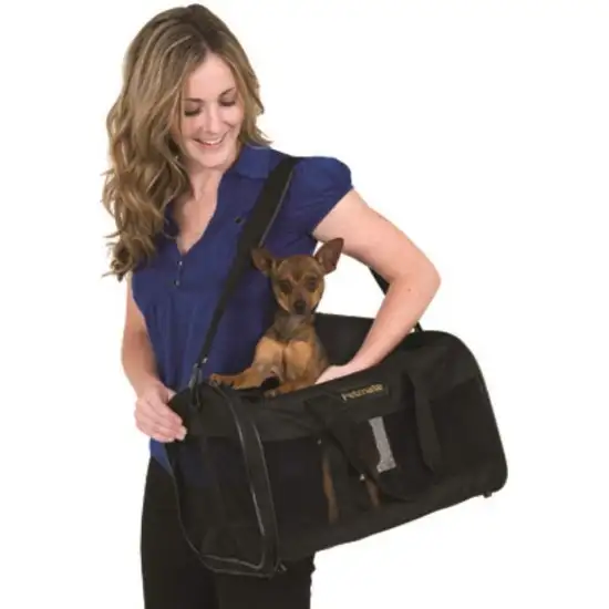 Petmate Soft Sided Kennel Cab Pet Carrier - Black Photo 4