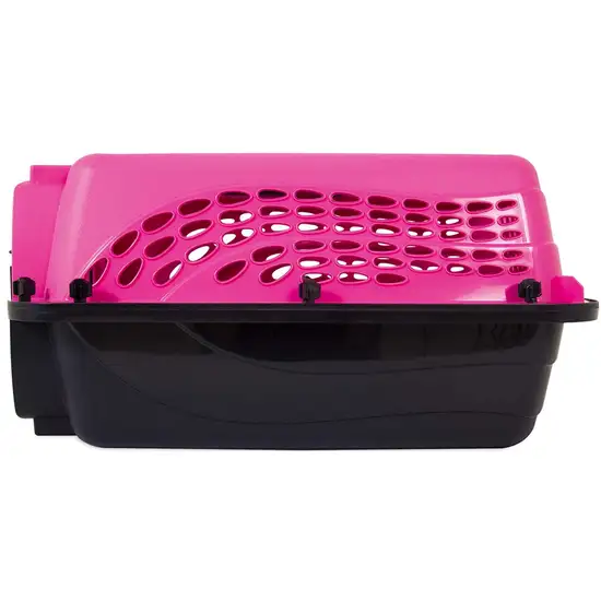 Petmate Two Door Top-Load Kennel Pink Photo 2