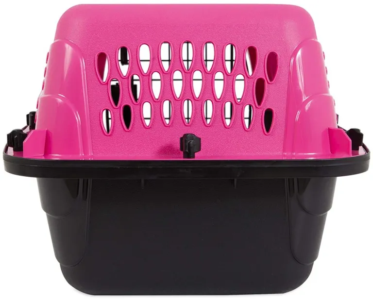 Petmate Two Door Top-Load Kennel Pink Photo 3