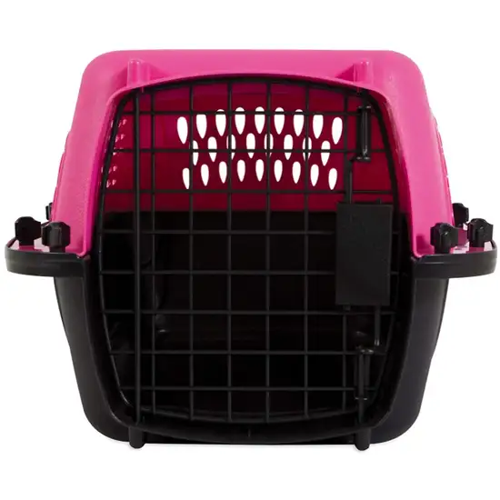 Petmate Two Door Top-Load Kennel Pink Photo 3