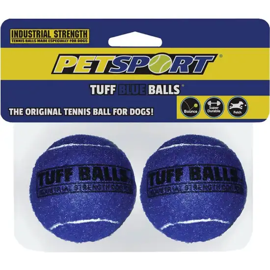 Petsport Tuff Ball Dog Toy Blue Photo 1