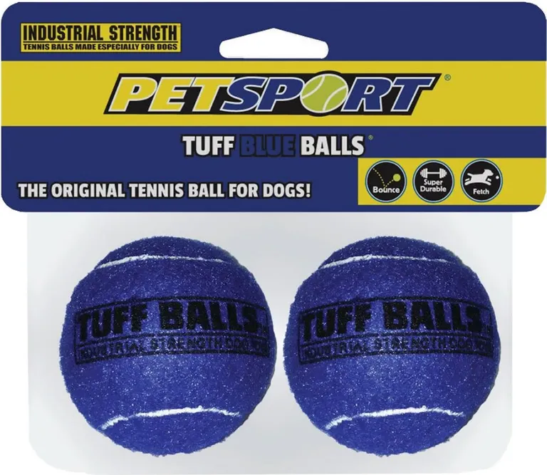 Petsport Tuff Ball Dog Toy Blue Photo 1