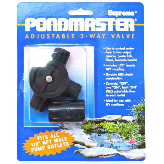 Pondmaster Adjustabel 3-Way Valve Photo 1