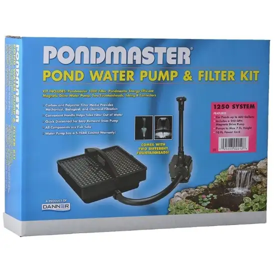 Pondmaster Garden Pond Filter System Kit Photo 1