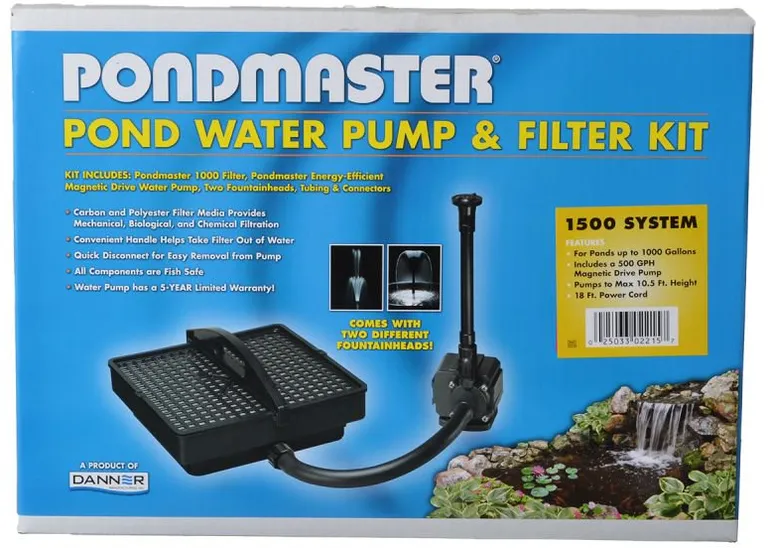 Pondmaster Garden Pond Filter System Kit Photo 1