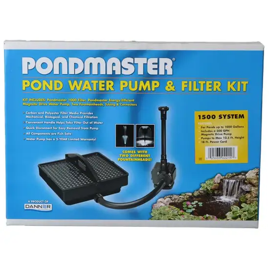 Pondmaster Garden Pond Filter System Kit Photo 1