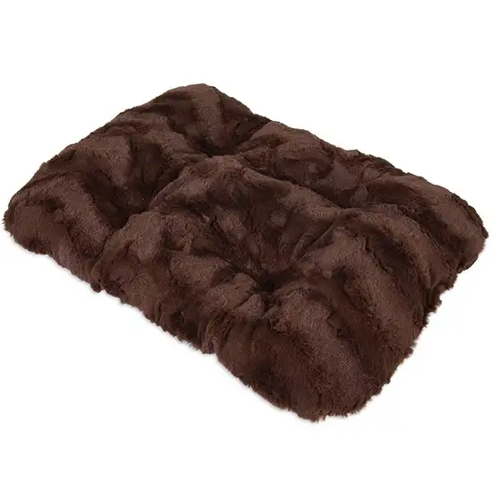 Precision Pet SnooZZy Cozy Comforter Kennel Mat Brown Photo 1