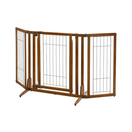 Premium Plus Freestanding Pet Gate with Door Photo 2