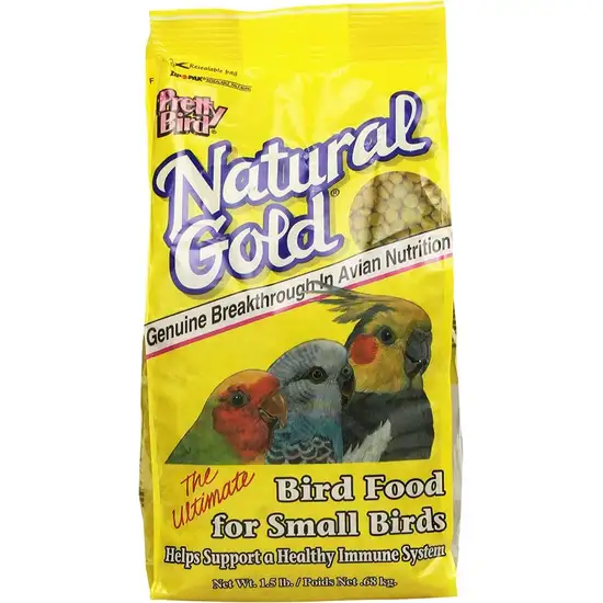 Pretty Pets Natural Gold Food for Small Birds Photo 1