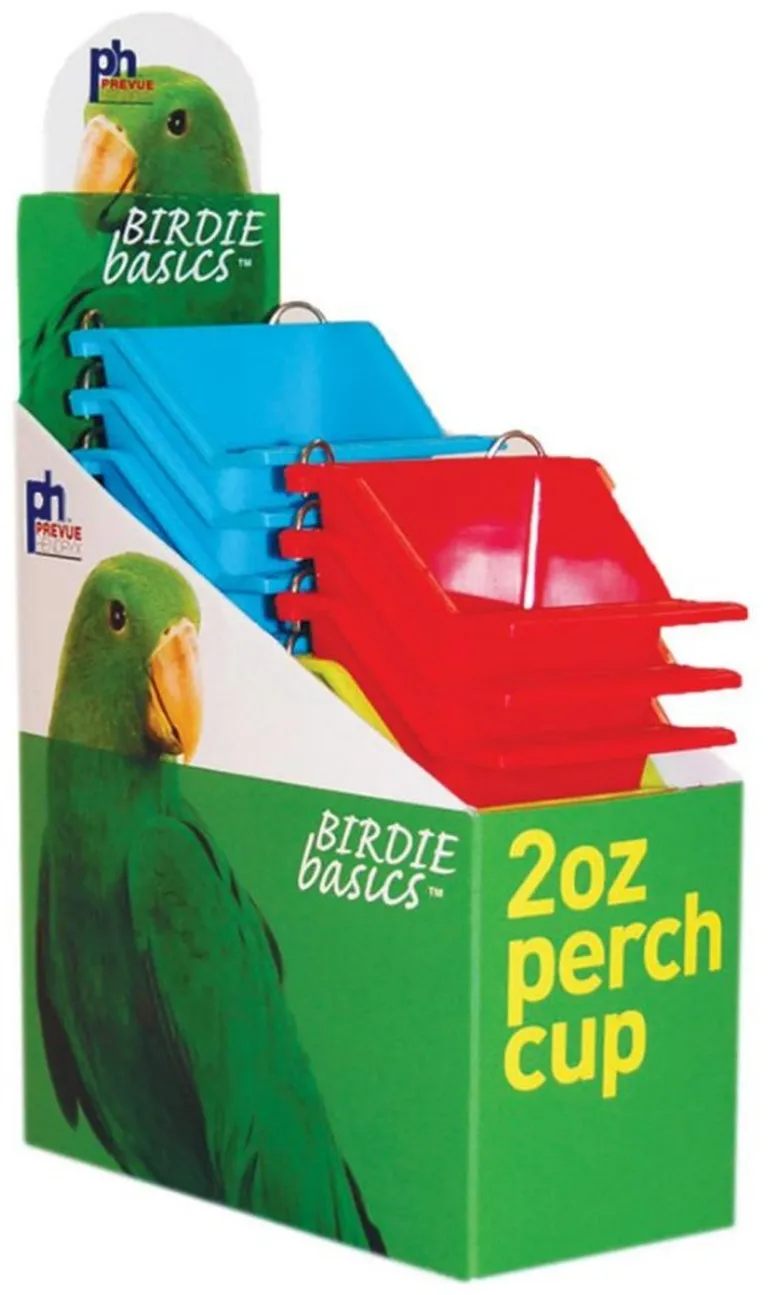 Prevue Birdie Basics 2 oz Perch Cup for Birds Photo 1