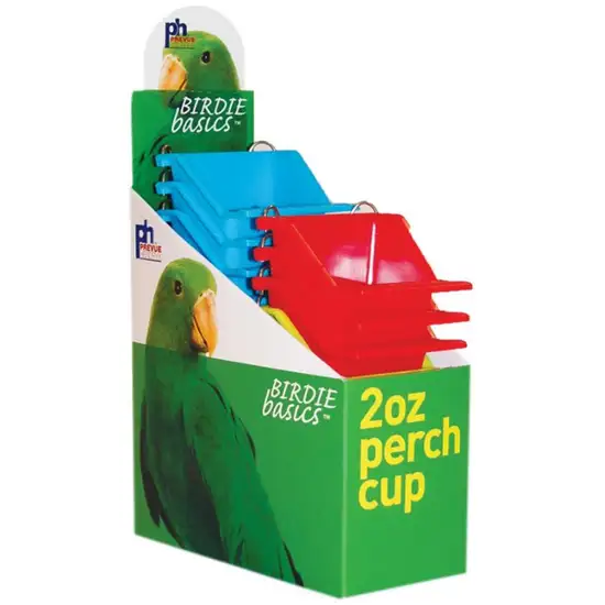 Prevue Birdie Basics 2 oz Perch Cup for Birds Photo 1