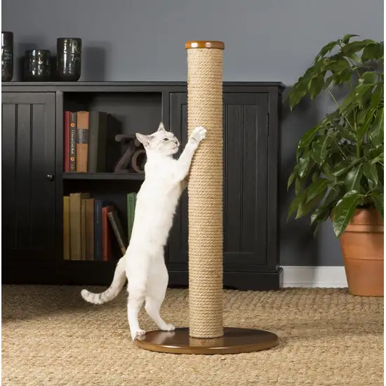 Prevue Pet Kitty Power Paws Tall Round Scratching Post Photo 2