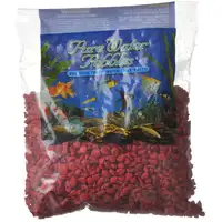 Photo of Pure Water Pebbles Aquarium Gravel - Currant Red