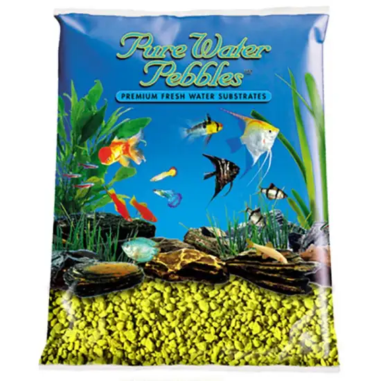 Pure Water Pebbles Aquarium Gravel - Daffodil Photo 1