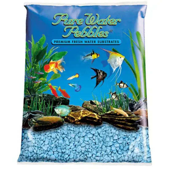 Pure Water Pebbles Aquarium Gravel - Heavenly Blue Photo 1