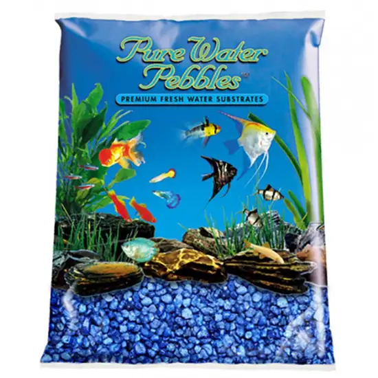 Pure Water Pebbles Aquarium Gravel - Marine Blue Photo 1