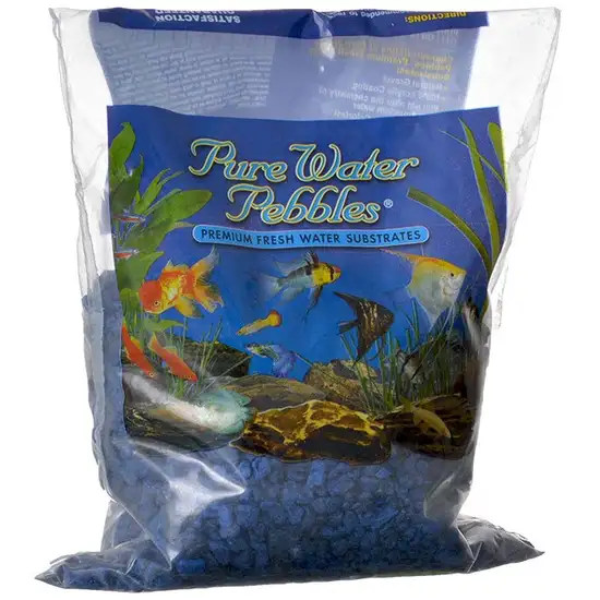 Pure Water Pebbles Aquarium Gravel - Marine Blue Photo 1