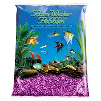Photo of Pure Water Pebbles Aquarium Gravel - Purple Passion