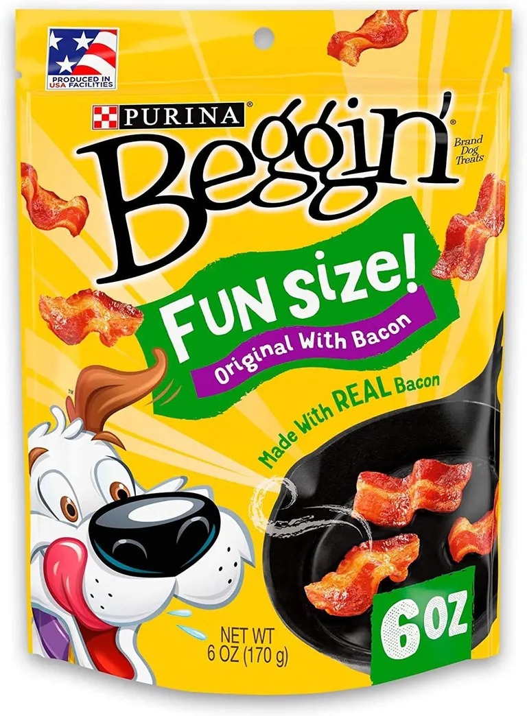 Purina Beggin' Strips Bacon Flavor Fun Size Photo 1