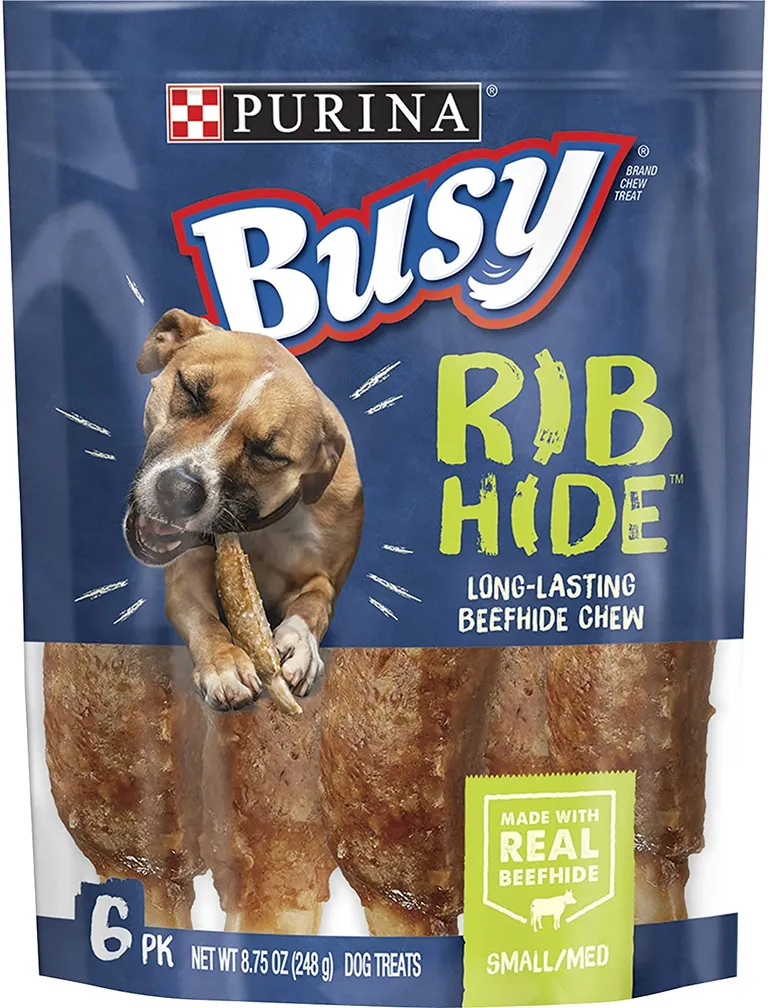 Purina Busy RibHide Chew Treats for Dogs Original Photo 1