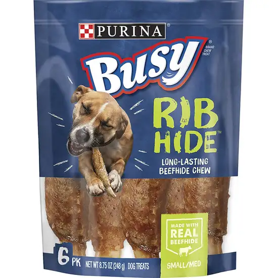 Purina Busy RibHide Chew Treats for Dogs Original Photo 1