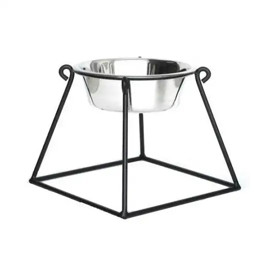 Pyramid Elevated Dog Feeder - Large Photo 1